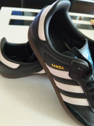 Zapatillas Adidas Samba Negras Blancas 36 2/3