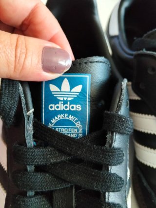 Zapatillas Adidas Samba Negras Blancas 36 2/3