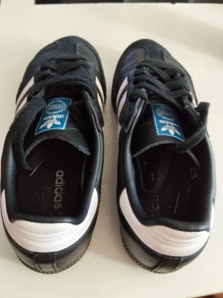 Zapatillas Adidas Samba Negras Blancas 36 2/3