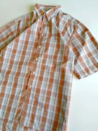 Camisa manga corta Vintage Gendive Cuadros Talla L