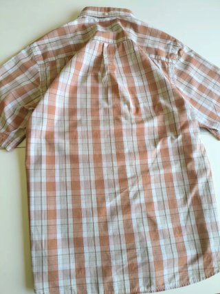 Camisa manga corta Vintage Gendive Cuadros Talla L