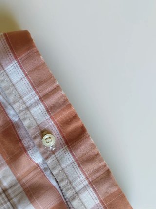 Camisa manga corta Vintage Gendive Cuadros Talla L