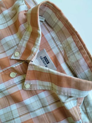 Camisa manga corta Vintage Gendive Cuadros Talla L