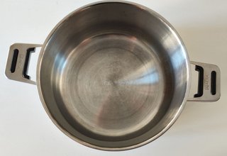 Olla ALZA 25 cm Acero/Aluminio Negra