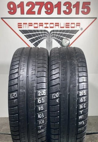 -205 65 16C T CONTINENTAL RUEDA AL 90% VIDA UTIL