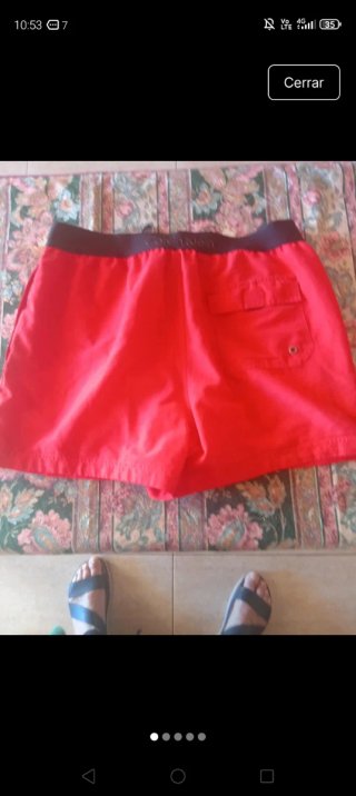 Bañador Calvin Klein Rojo