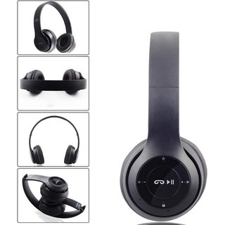 Auriculares Inalámbricos P47 , 5.0 Bluetooth Música Estéreo Cascos Gaming Plegable NEGRO, ENVIO 24H