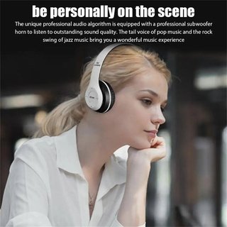 Auriculares Inalámbricos P47 , 5.0 Bluetooth Música Estéreo Cascos Gaming Plegable NEGRO, ENVIO 24H
