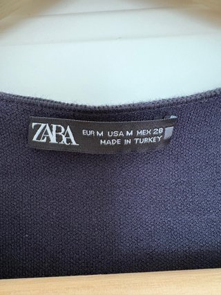 Chaleco sastre Zara azul marino