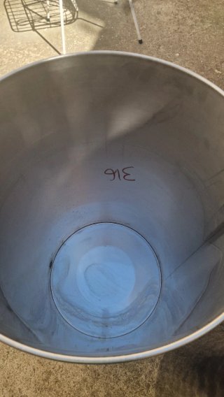 Depósito Acero Inoxidable de 100 litros