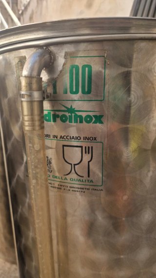 Depósito Acero Inoxidable de 100 litros