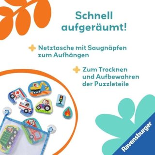 Ravensburger Play Puzzle de Bain Vehiculos B0DTKC3Y Nuevo (version francesa)