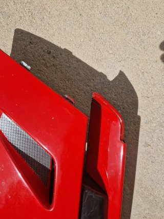 Tapa Lateral Izquierda VFR 750 Roja
