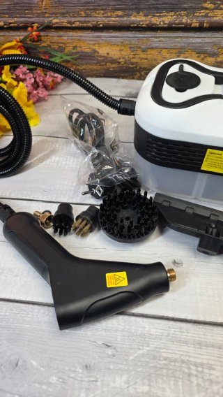Limpiador a vapor con accesorios