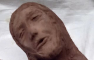 Grande corpo di Gesù Cristo in terra cotta