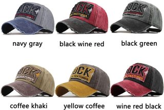 Cappello da baseball Snapback ROCK Uomini Cappelli Lettera Lavato Cotone Uomo NUOVO