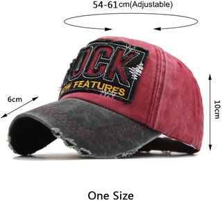 Cappello da baseball Snapback ROCK Uomini Cappelli Lettera Lavato Cotone Uomo NUOVO