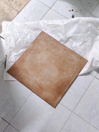Baldosas de cerámica color terracota