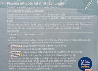 Piscina Hinchable Infantil La Jungla