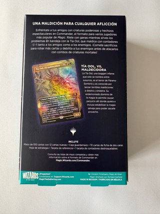 Mazo Commander: Maldición Perjudicadora en Español