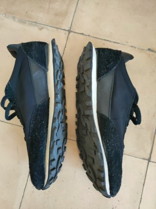 Zapatillas Zara Piel y Tela