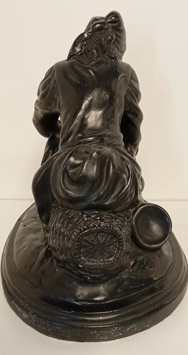 ESCULTURA CLASICA DECIMONINICO DE MADRE E HIJO