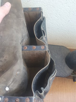 Bolsa encofrador piel