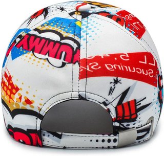 Berretti da uomo e donna con grafica Graffiti Hip Hop in cotone