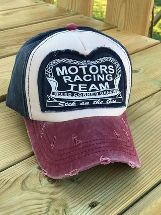 Gorra Motors Racing Team Routier Surf Eté Plage 100% Algodón Nuevo