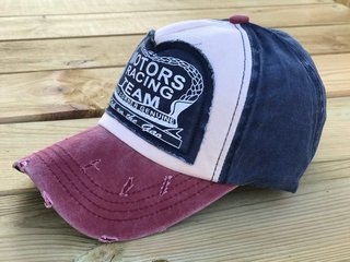 Gorra Motors Racing Team Routier Surf Eté Plage 100% Algodón Nuevo