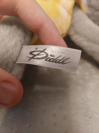 Peluche Diddl grigio Vintage