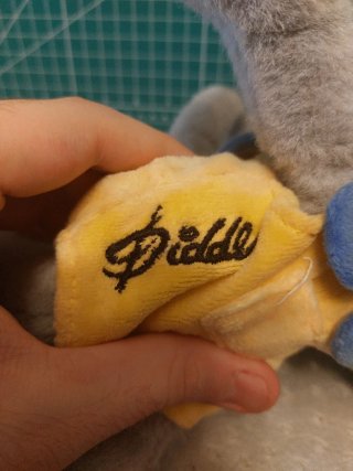 Peluche Diddl grigio Vintage