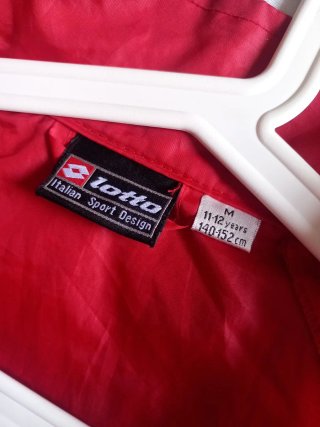 Chubasquero rojo Lotto 11-12 años