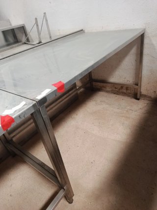 MESA ACERO EN SALDO 1.46M MIRA MI PERFIL