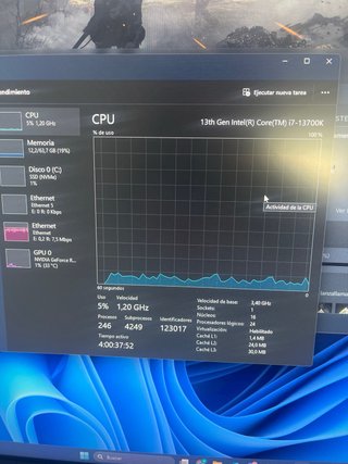 PC Gaming i7 13700K RTX4070TI 64GBDDR5(Negociable)