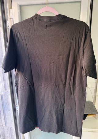 Camiseta Adidas Negra y Rosa