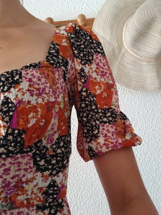 Vestido estampado Springfield M