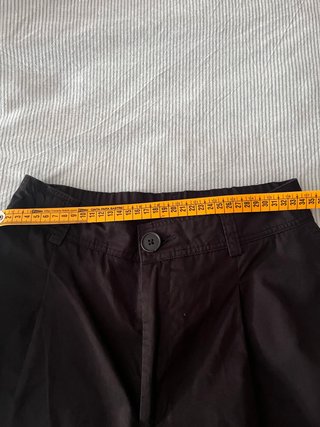 Pantalon tipo barrel negro Stradivarius negro