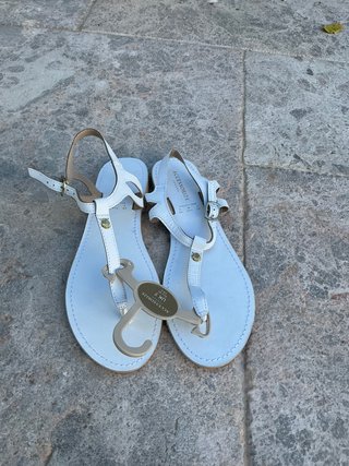 Sandalias blancas Accessorize Talla 40