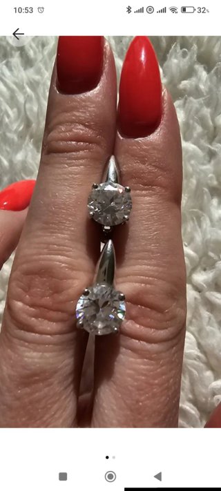 Pendientes Plata Fiança Circonita