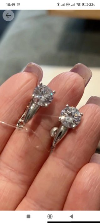 Pendientes Plata Fiança Circonita