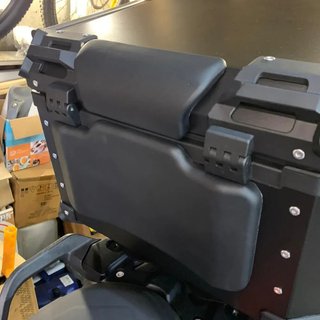 RESPALDO PARA TOP CASE MOTO BMW / BAUL ALUMINIO