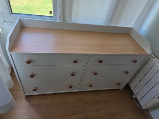 Cómoda 6 cajones Ikea Hauga