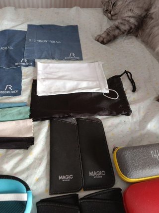 Gafas infantiles con fundas
