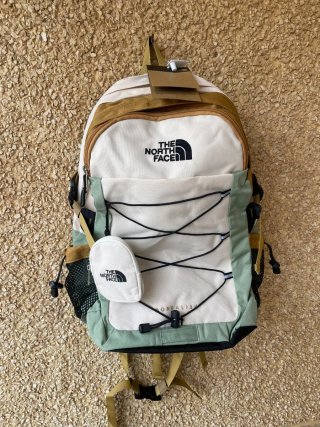 Mochila The North Face 30L Beige/Verde