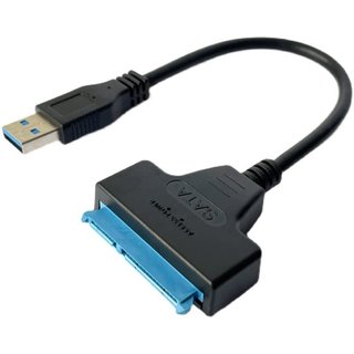 Adattatore USB 3.0 a SATA, convertitore e cavo esterno USB 3.0 a SATA per HDD SSD da 2,5 pollici, compatibile con Windows XP/Vista/7/8/10 e OS ECC