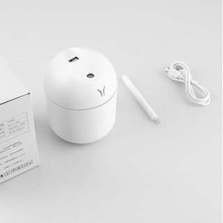 Humidificador SR5Z425 250ml Blanco de Niebla fría Difusor de aromaterapia de Escritorio USB con luz Nocturna para oficinas ,silencioso
