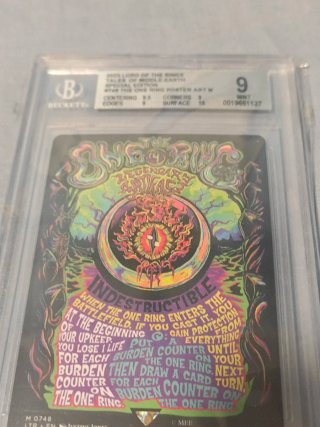 MTG The One Ring Poster Lord of the Rings BGS 9