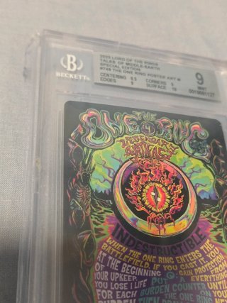 MTG The One Ring Poster Lord of the Rings BGS 9