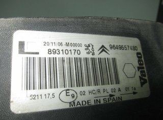 Citroen 9649557480 faro izq xsara picasso 1315487